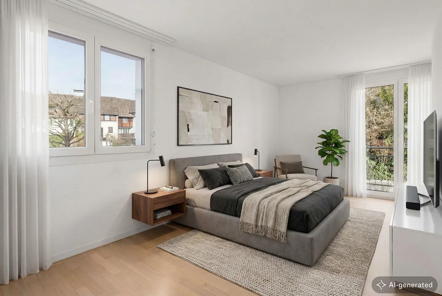 Panorama Wohnung in Männedorf - Foto 5 von 7