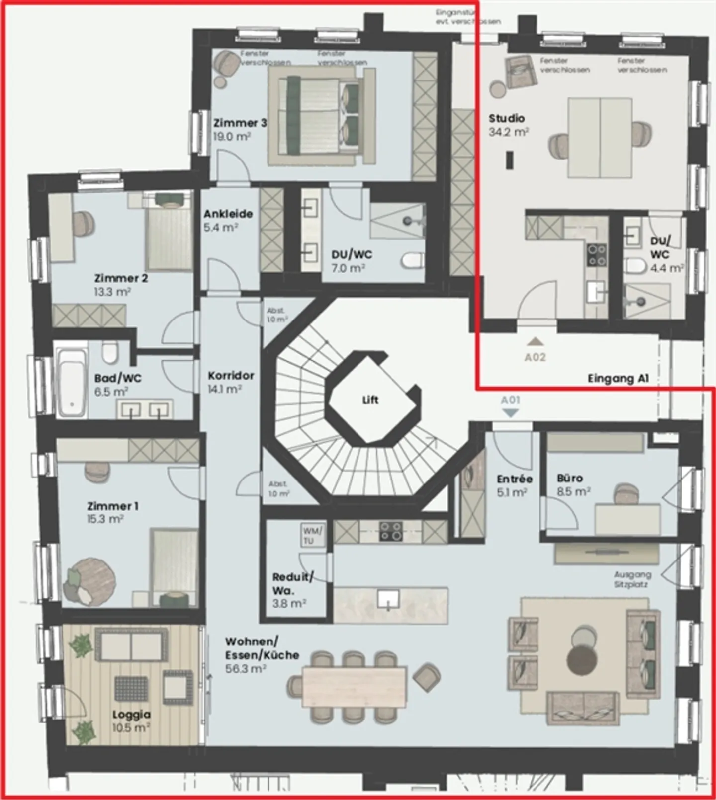 INIZIO DEI LAVORI! Vita di campagna vicino alla città - nuovi appartamenti nel cuore del villaggio di Wermatswil - Foto 7 di 7