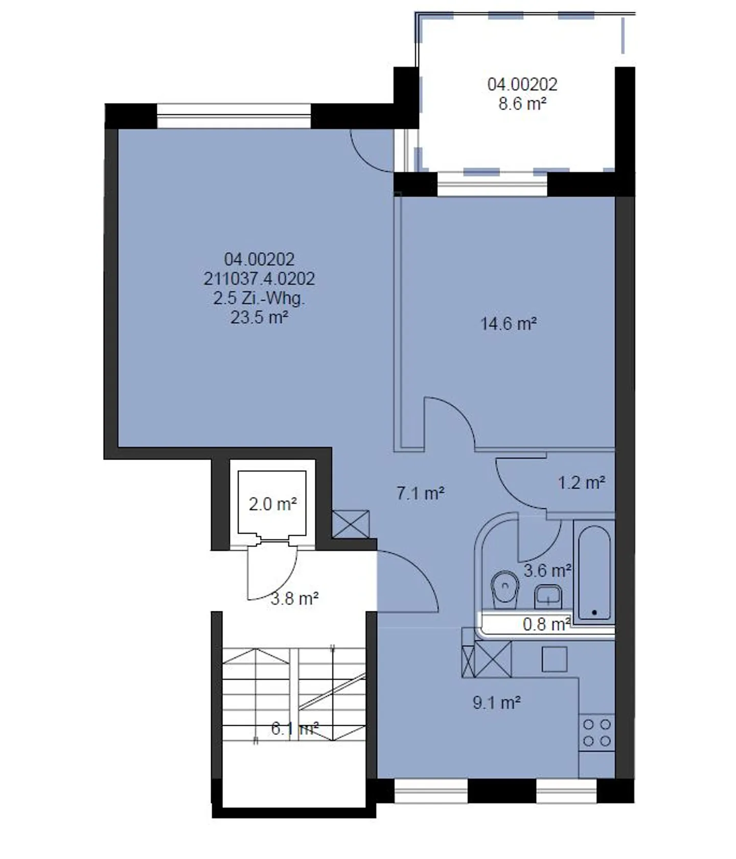 Ihr neues Zuhause: gepflegte 2.5-Zimmer-Wohnung an idealer Lage - Foto 7 von 7