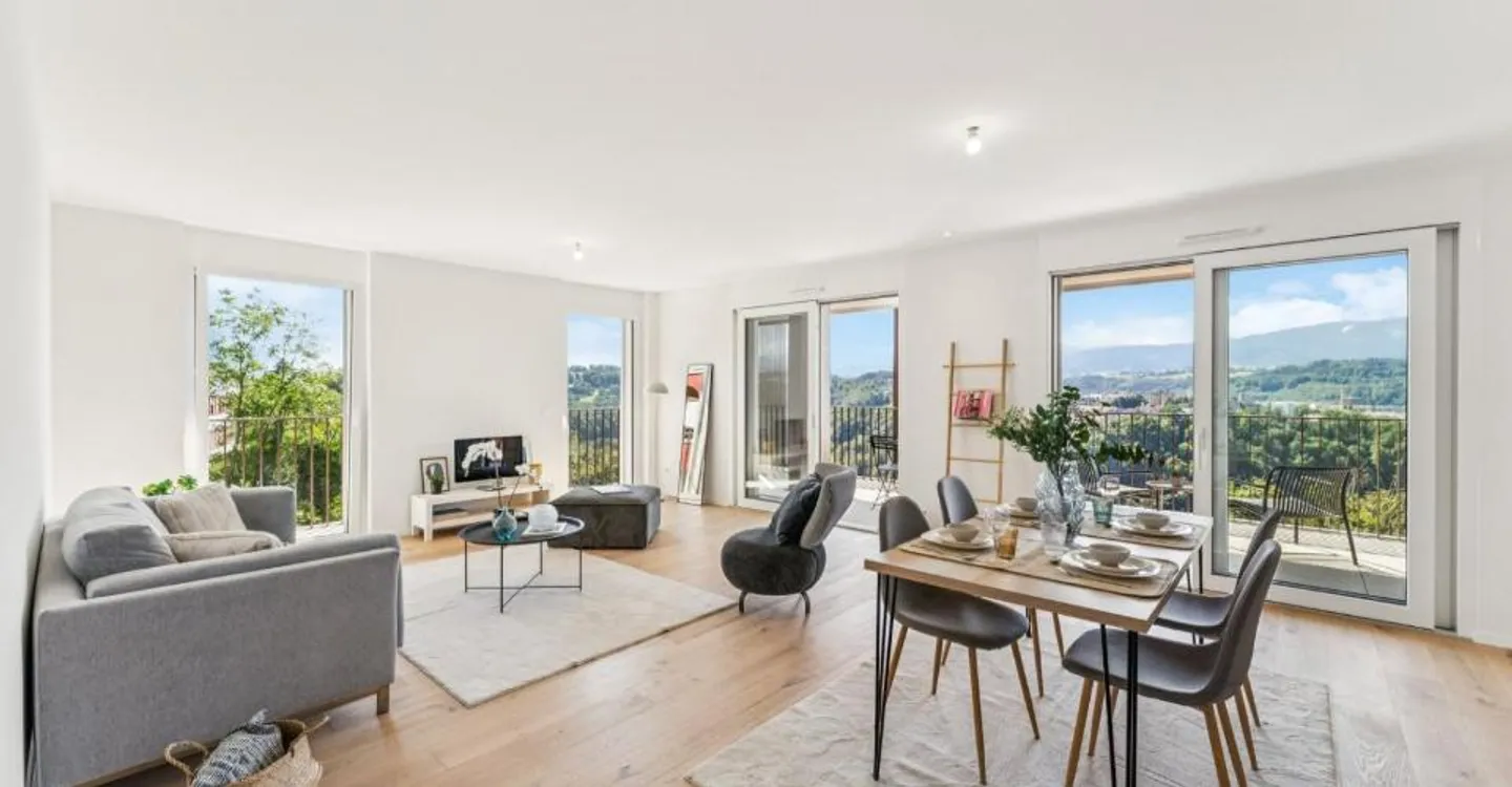 Appartement moderne avec vue alpine - Photo 1 sur 12