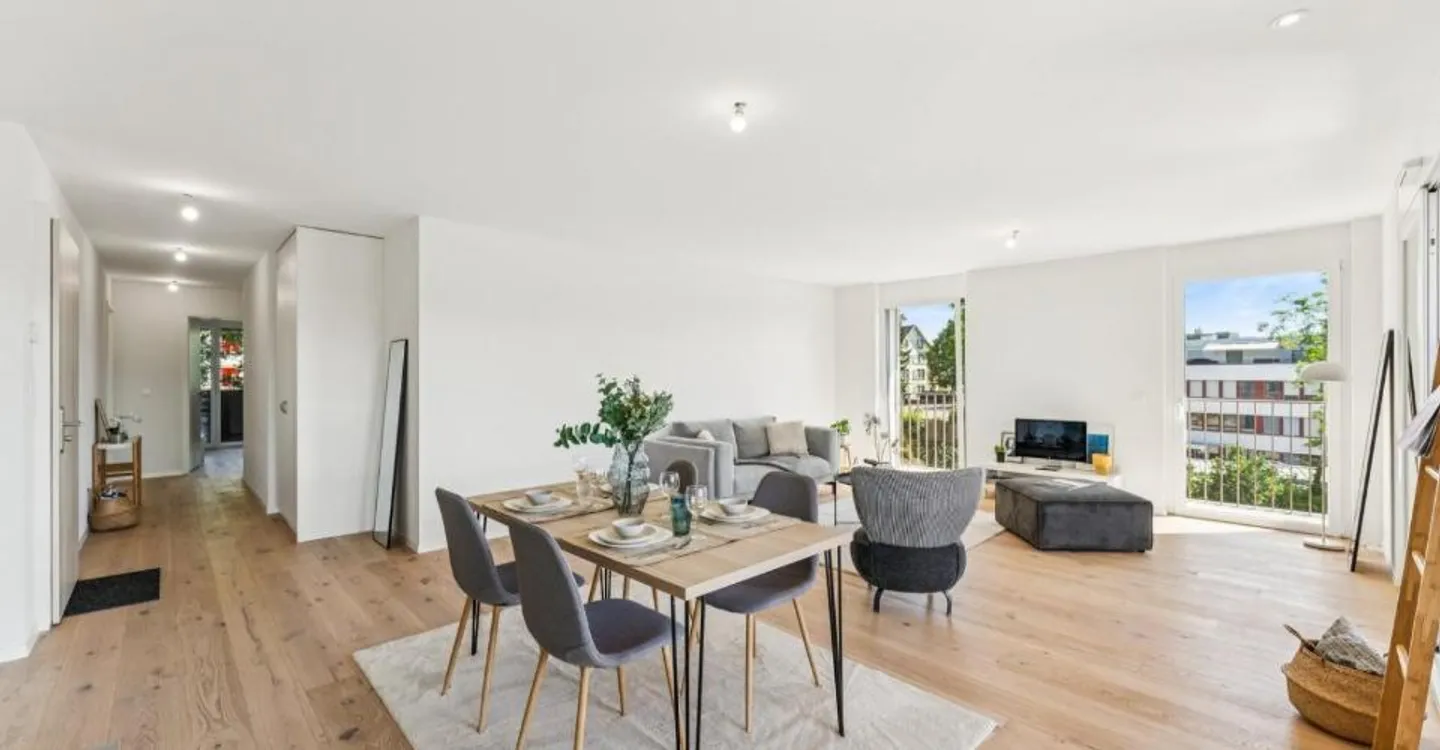 Appartement moderne avec vue alpine - Photo 2 sur 12