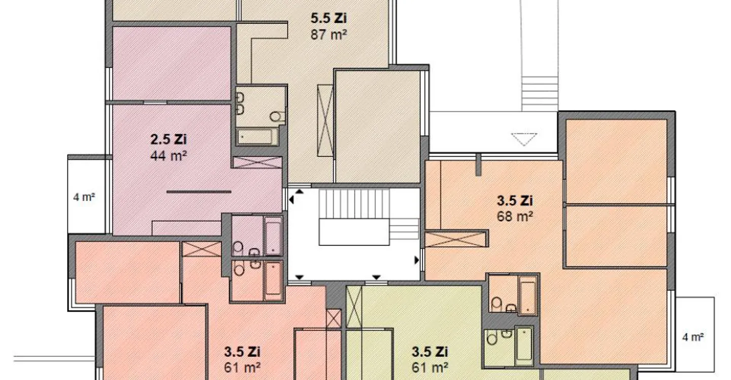 Schöne 2-Zimmer-Wohnung von 44m2 - Foto 6 von 7