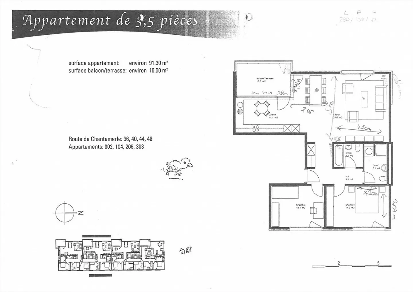 Magnifico appartamento di 3,5 locali a Granges-Paccot! - Foto 7 di 7