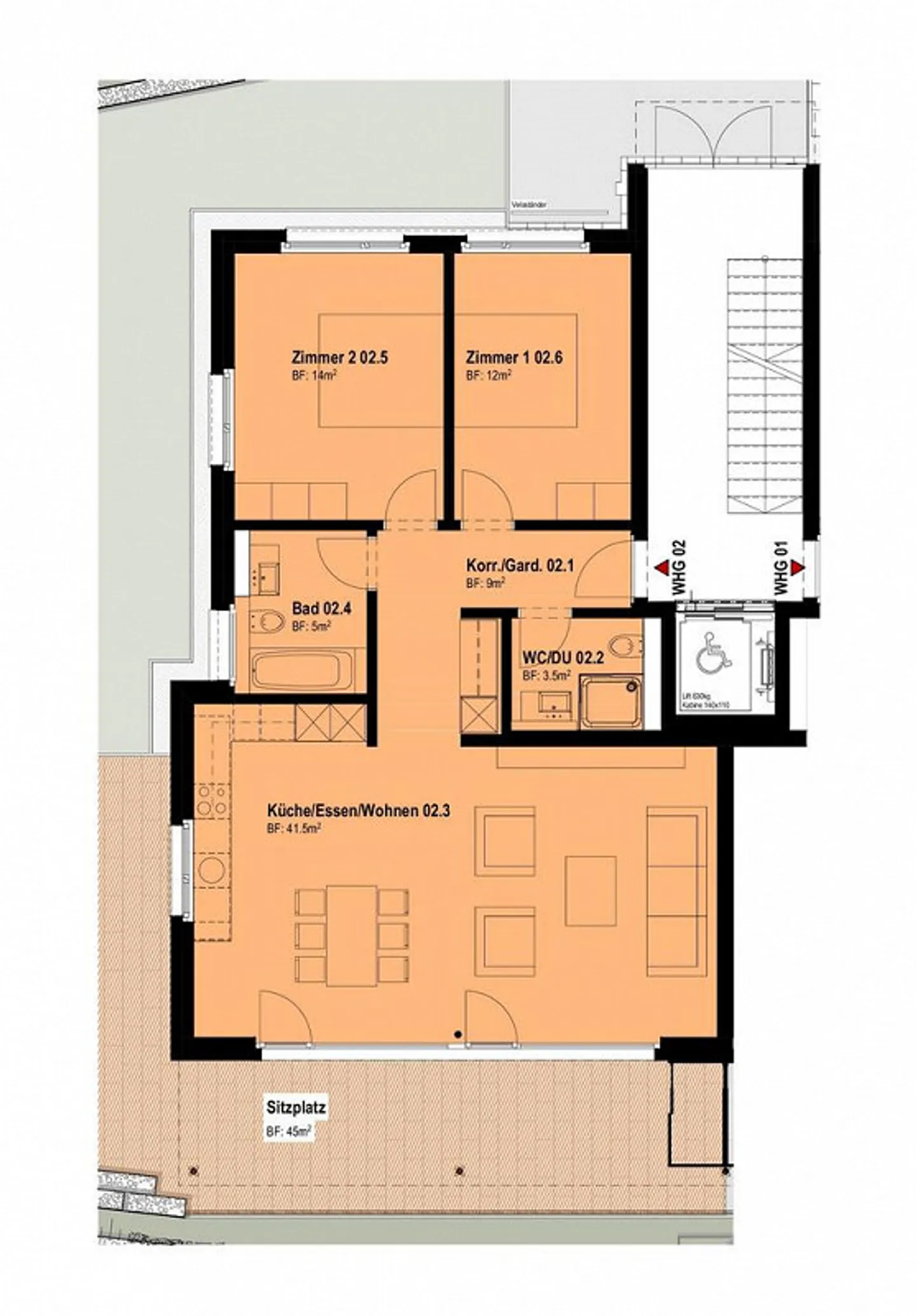 Appartamento vicino al centro in un'area residenziale tranquilla - Foto 9 di 9