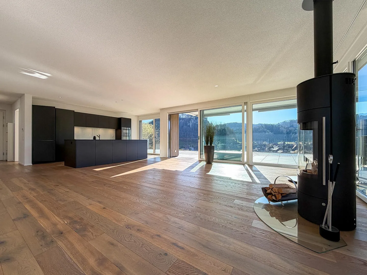 Penthouse apartment with panoramic view, Krauchthal - Photo 12 of 24