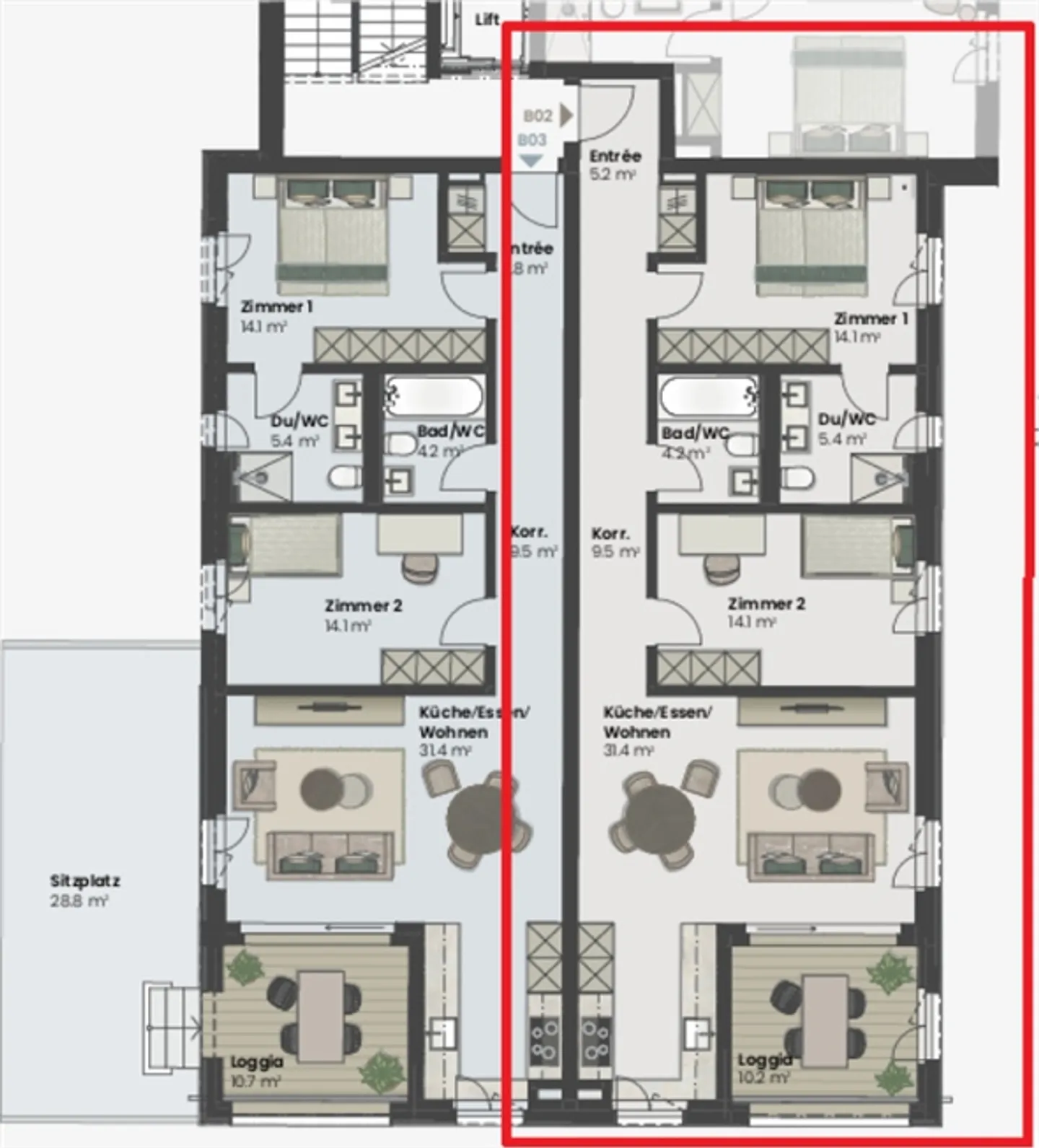 Inizio dei lavori! Vita di campagna vicino alla città Nuovi appartamenti nel cuore del villaggio di Wermatswil - Foto 4 di 4