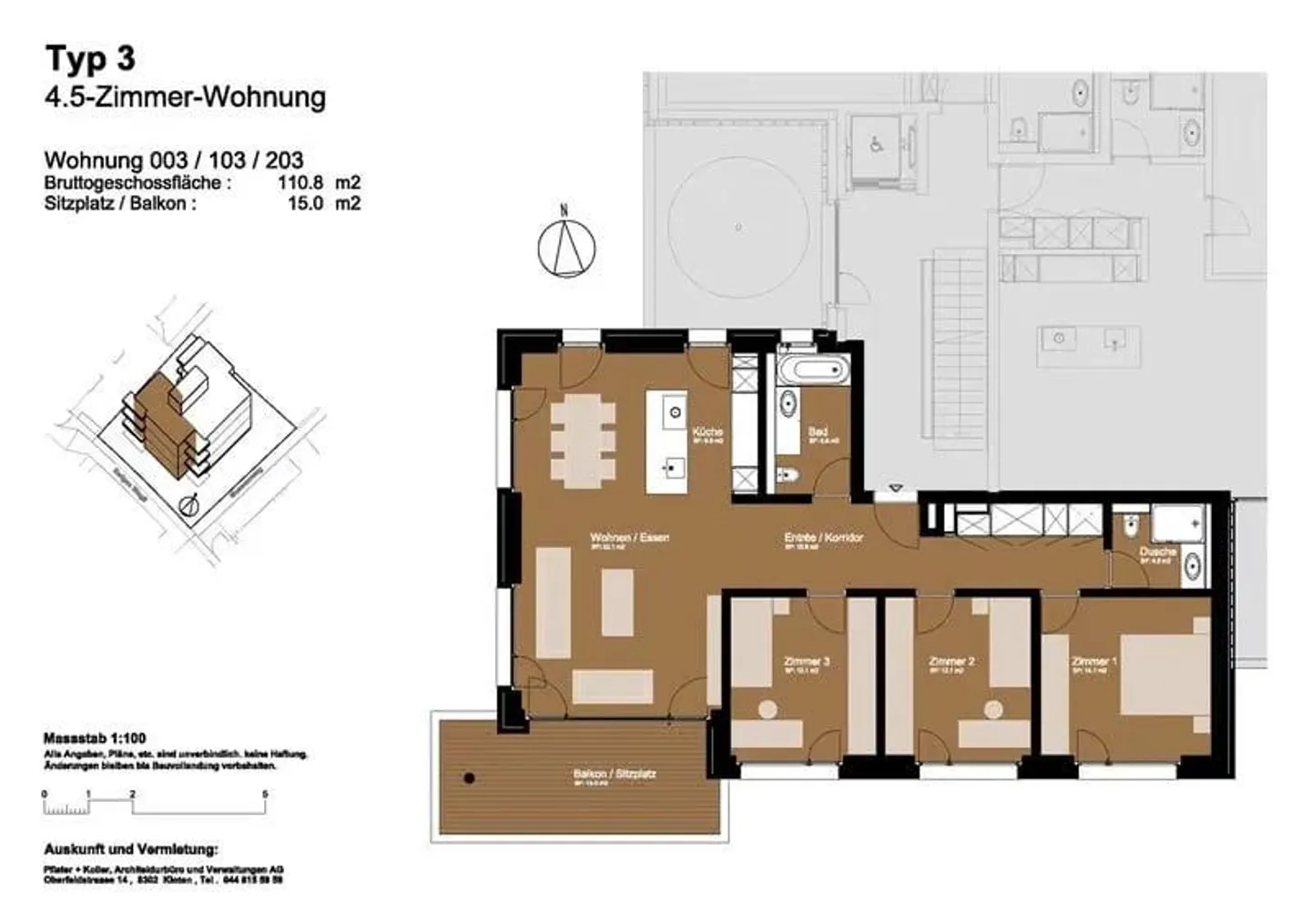 Moderne Wohnungen mit Dachterrasse - Foto 5 von 6