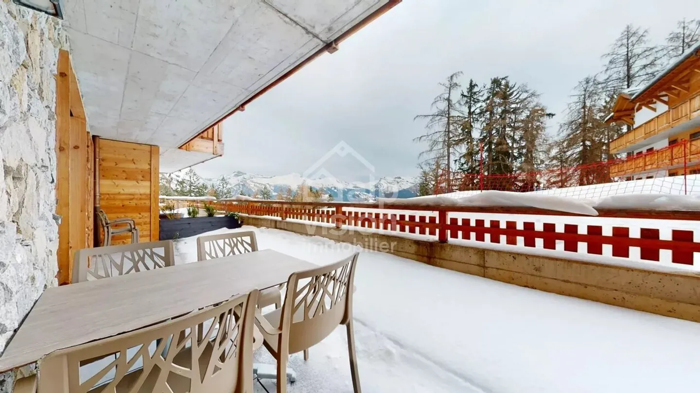 AUSGEZEICHNETE 3,5 ZIMMER WOHNUNG SKI IN SKI OUT IN VEYSONNAZ - Foto 6 von 13