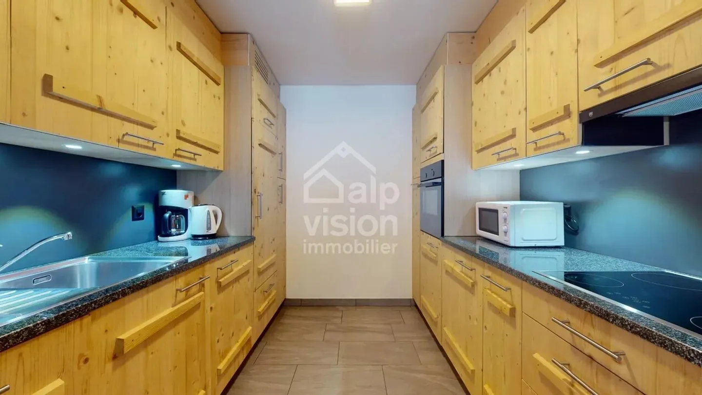 AUSGEZEICHNETE 3,5 ZIMMER WOHNUNG SKI IN SKI OUT IN VEYSONNAZ - Foto 9 von 13