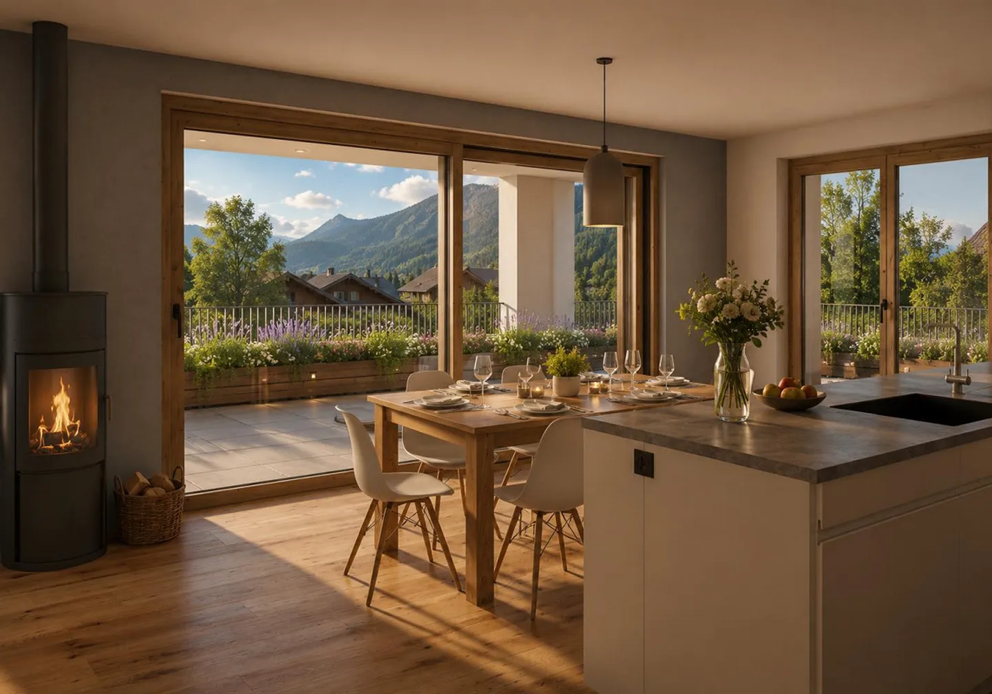 Geräumige Gartenwohnung mit Aussicht - Foto 3 von 15