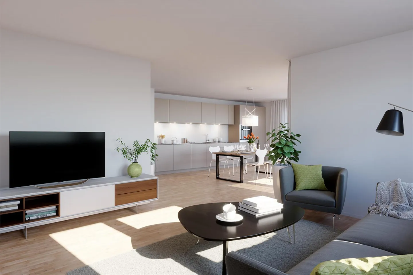 Charmante 3.5 Zimmerwohnung - Foto 2 von 8