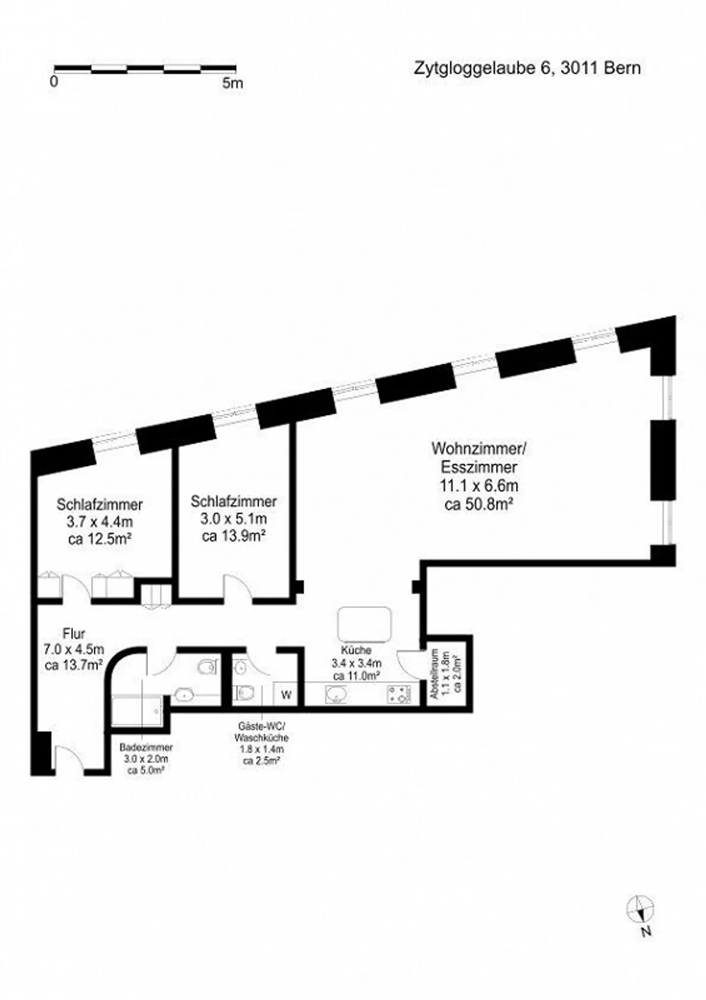 Elegante Stadtwohnung mit Aussicht - Foto 11 von 11