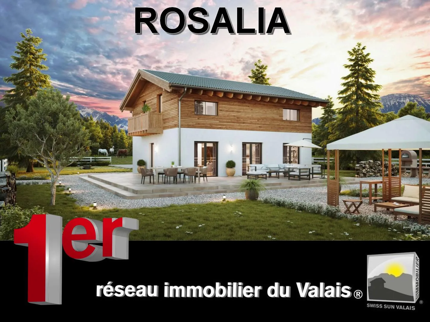ROSALIA: Progetto di Villa Contemporanea in Vallese - Foto 1 di 11