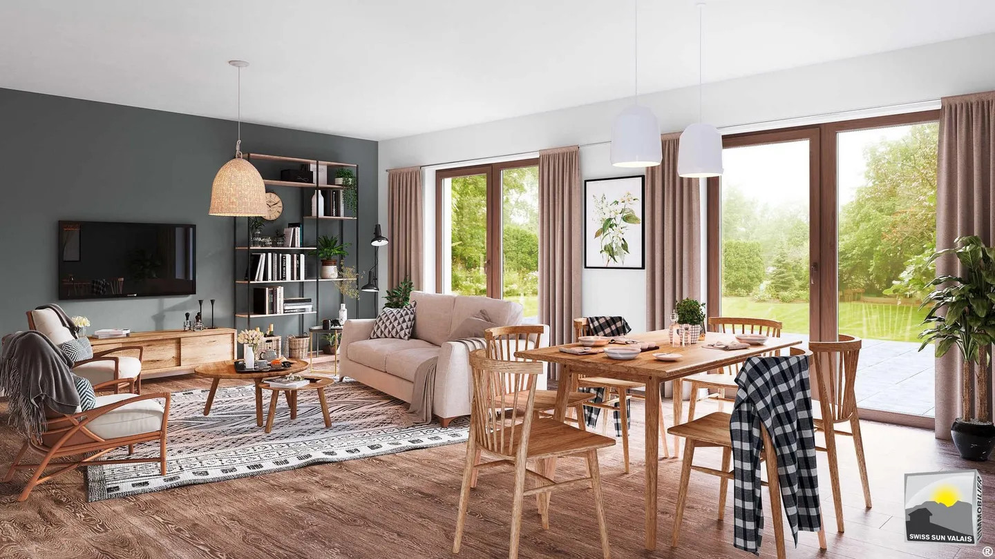 ROSALIA: Progetto di Villa Contemporanea in Vallese - Foto 10 di 11