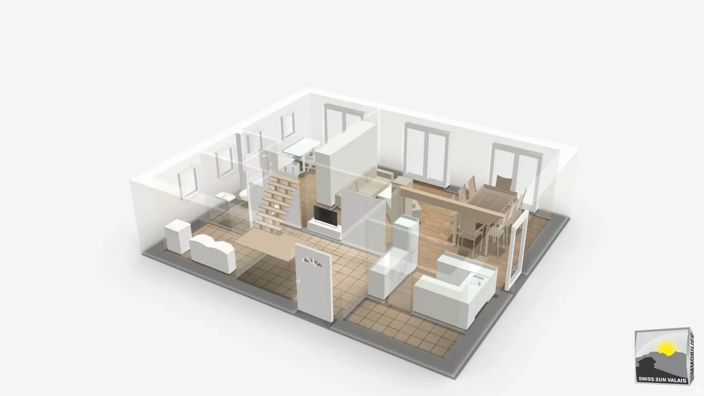 ROSALIA: Progetto di Villa Contemporanea in Vallese - Foto 6 di 11