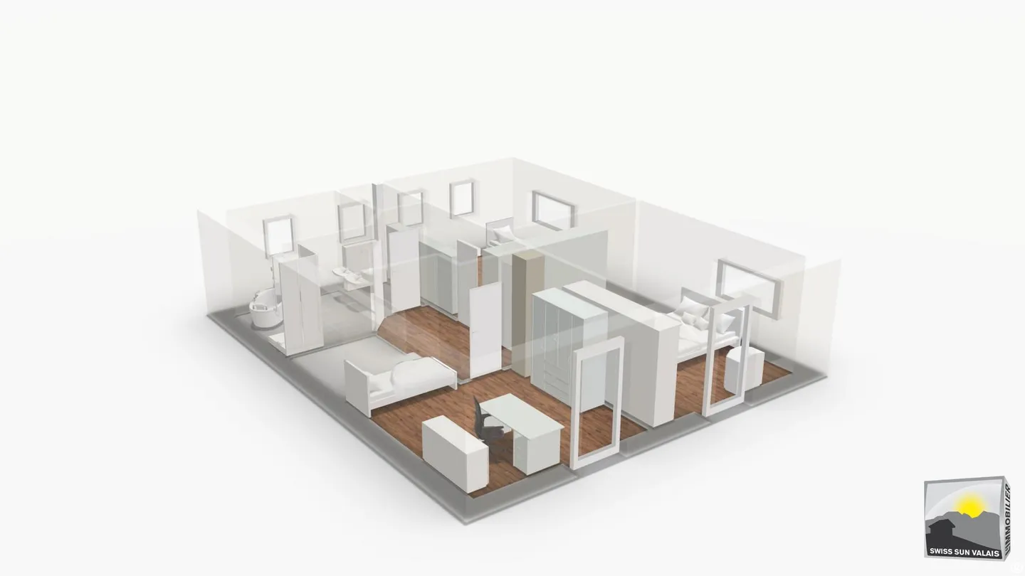 ROSALIA: Progetto di Villa Contemporanea in Vallese - Foto 8 di 11