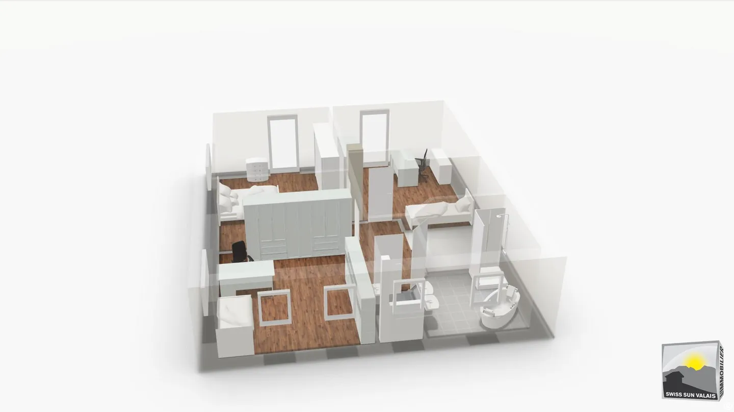 ROSALIA: Progetto di Villa Contemporanea in Vallese - Foto 9 di 11