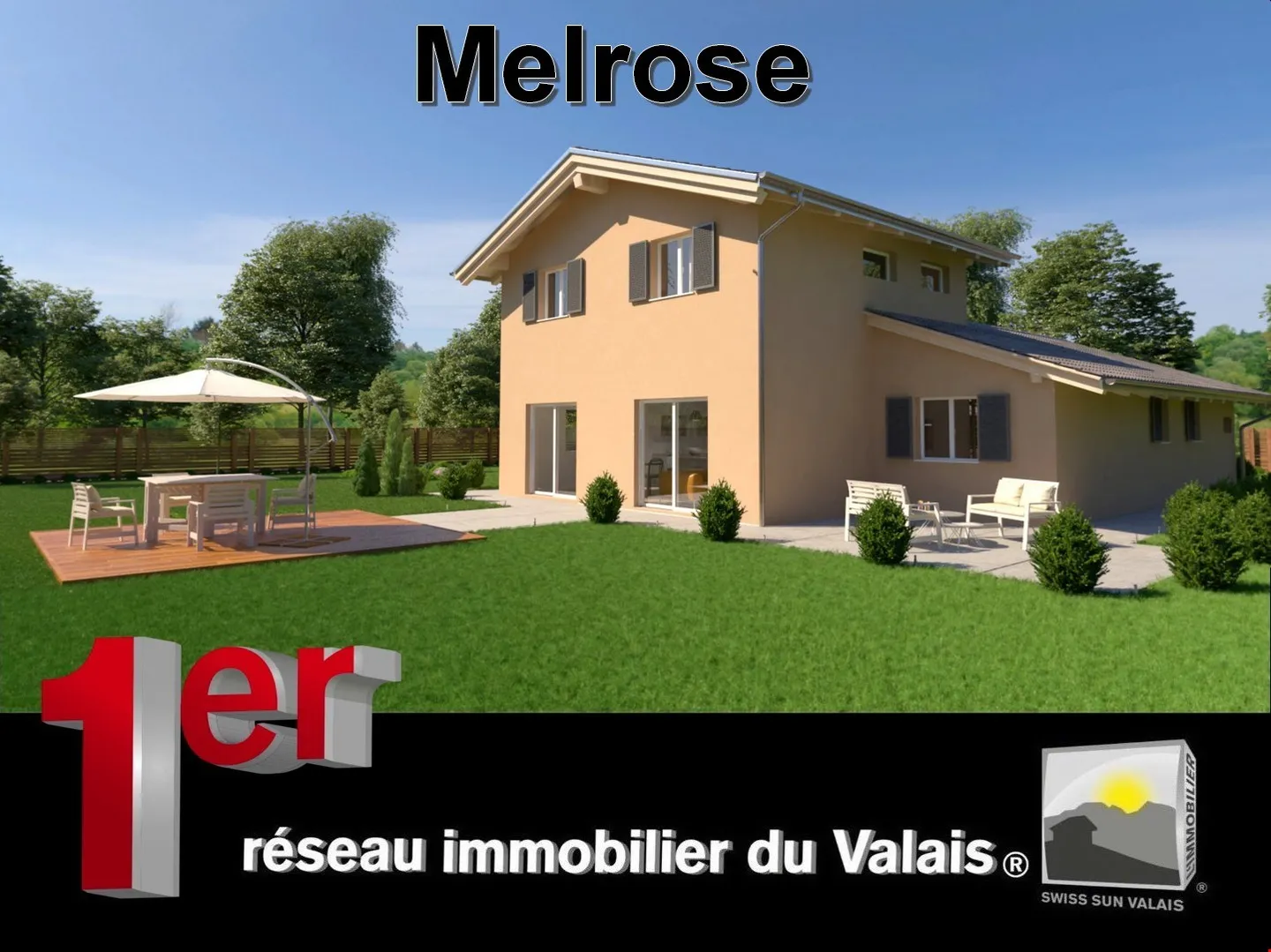 VALAIS/ I am MELROSE, a magnificent villa with 5.5 rooms and 185 m² - Photo 1 of 17