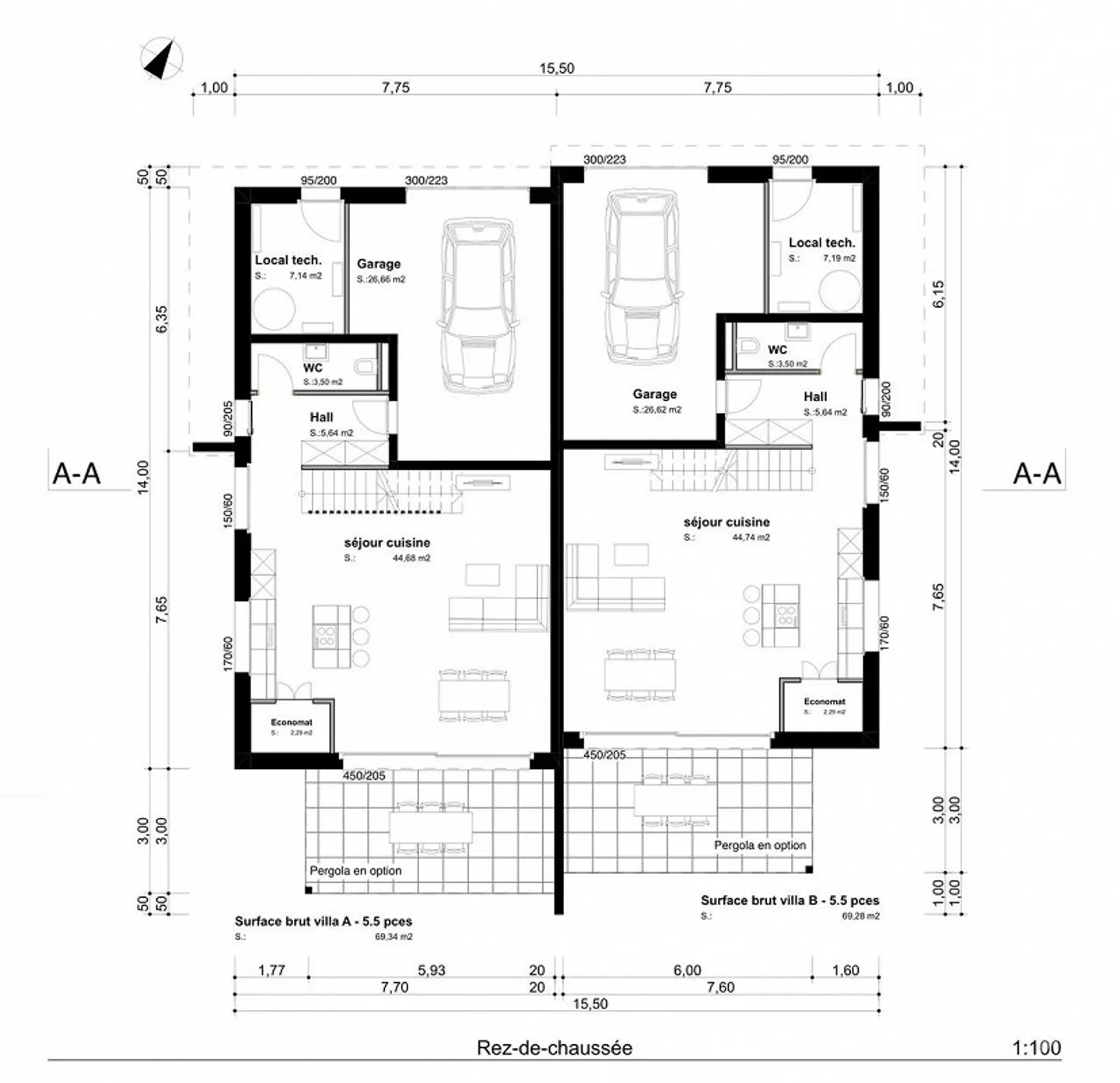 Collombey, nuovo progetto di una villa di 5.5 stanze - Foto 7 di 12