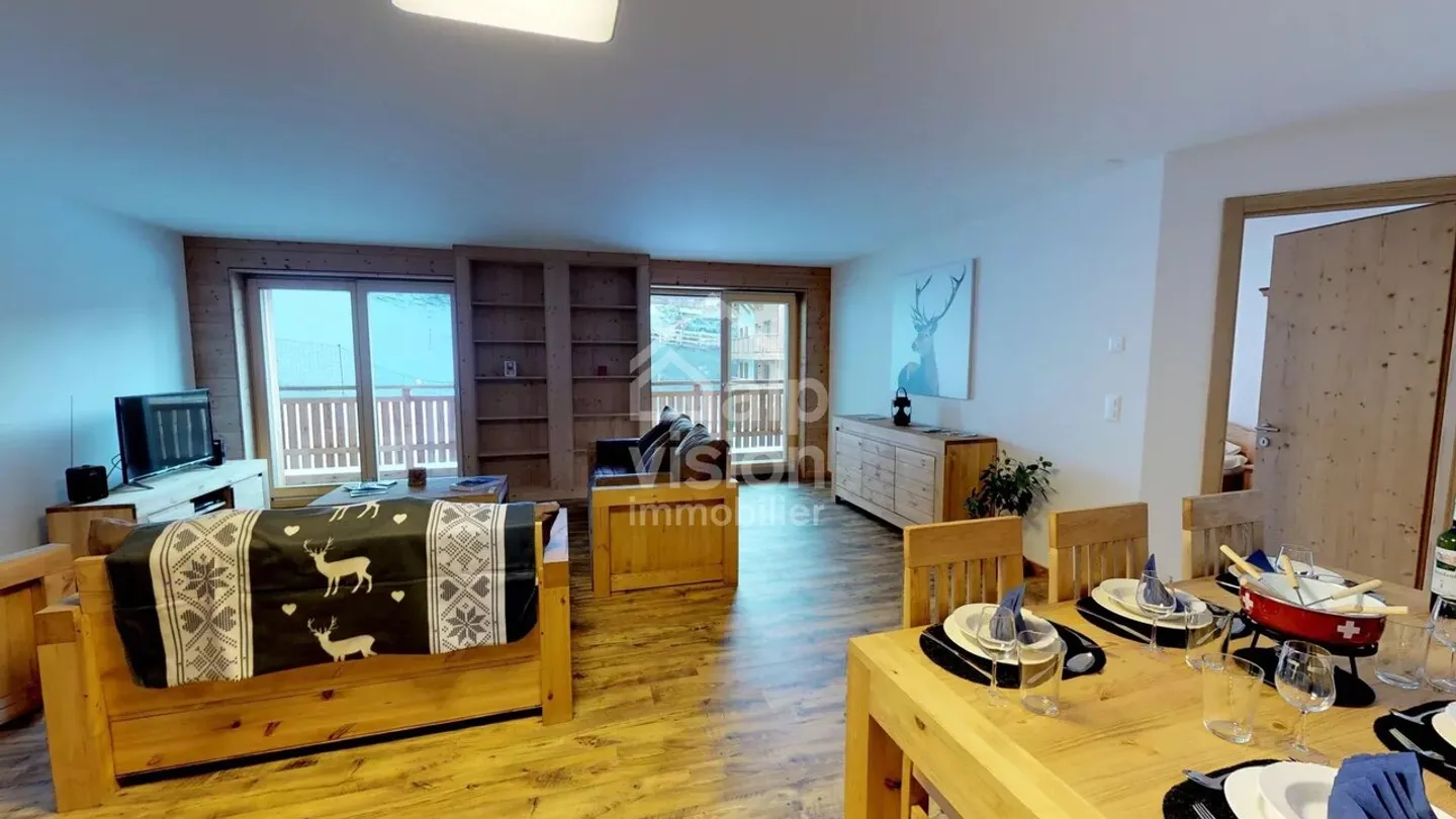 3.5-ROOM APARTMENT AT THE FOOT OF THE SLOPES - Photo 5 of 13