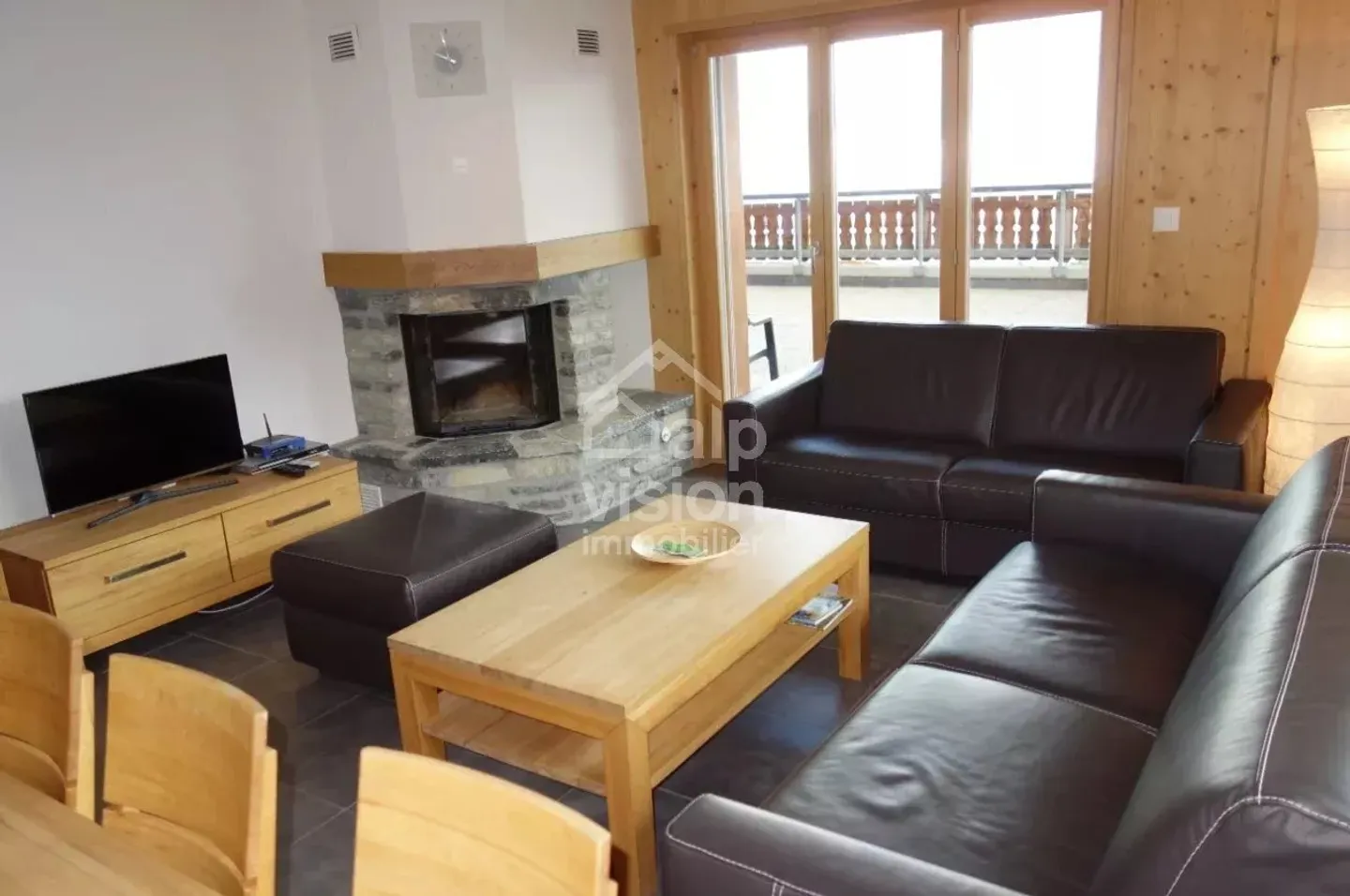 Charmante Wohnung in Veysonnaz - Foto 2 von 12