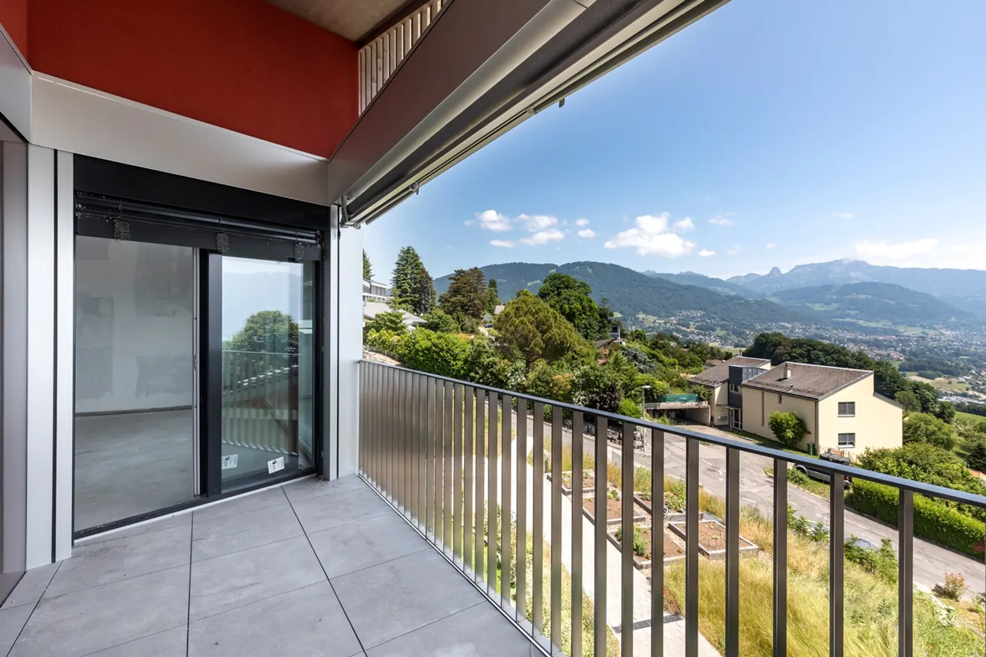 Neue 4.5-Zimmer-Wohnung im Dachgeschoss mit Galerie und spektakulärem Blick auf den See in Jongny - Lot D2 zum Verkauf - Foto 2 von 8