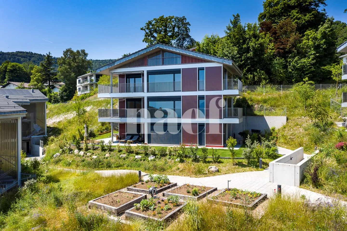 Neue 4.5-Zimmer-Wohnung im Dachgeschoss mit Galerie und spektakulärem Blick auf den See in Jongny - Lot D2 zum Verkauf - Foto 5 von 8