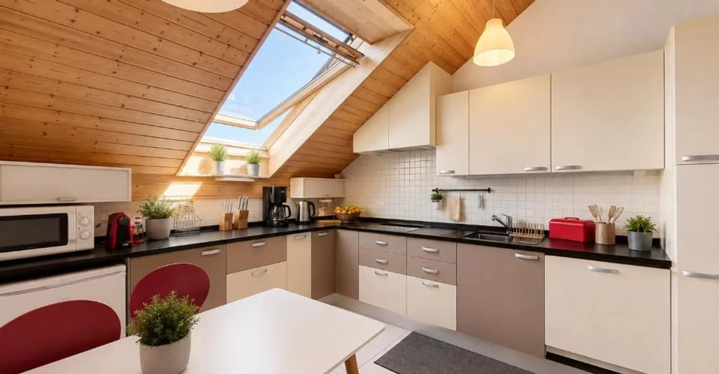 Duplex lumineux aux volumes généreux au coeur du Jorat - Foto 4 di 10