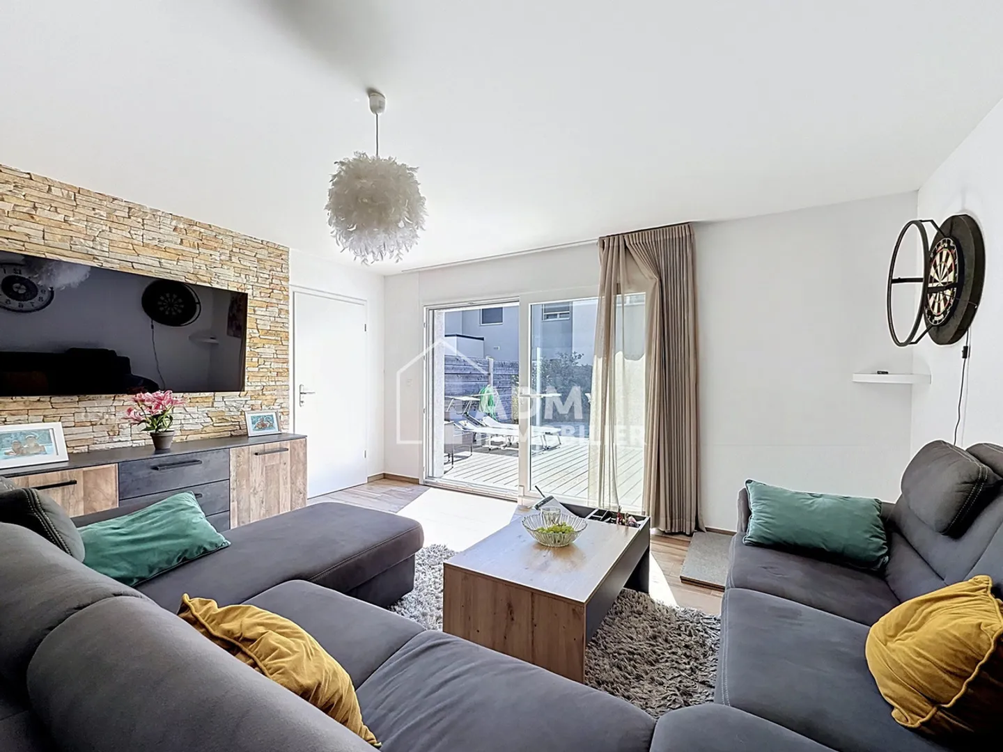 Saillon, maison mitoyenne avec 4,5 pièces et 50 m2 d'espace extérieur privé - Photo 1 sur 14