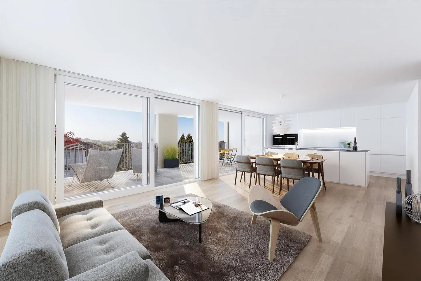 «Collina» - Appartamento nuovo 4½ locali con giardino - Foto 2 di 6