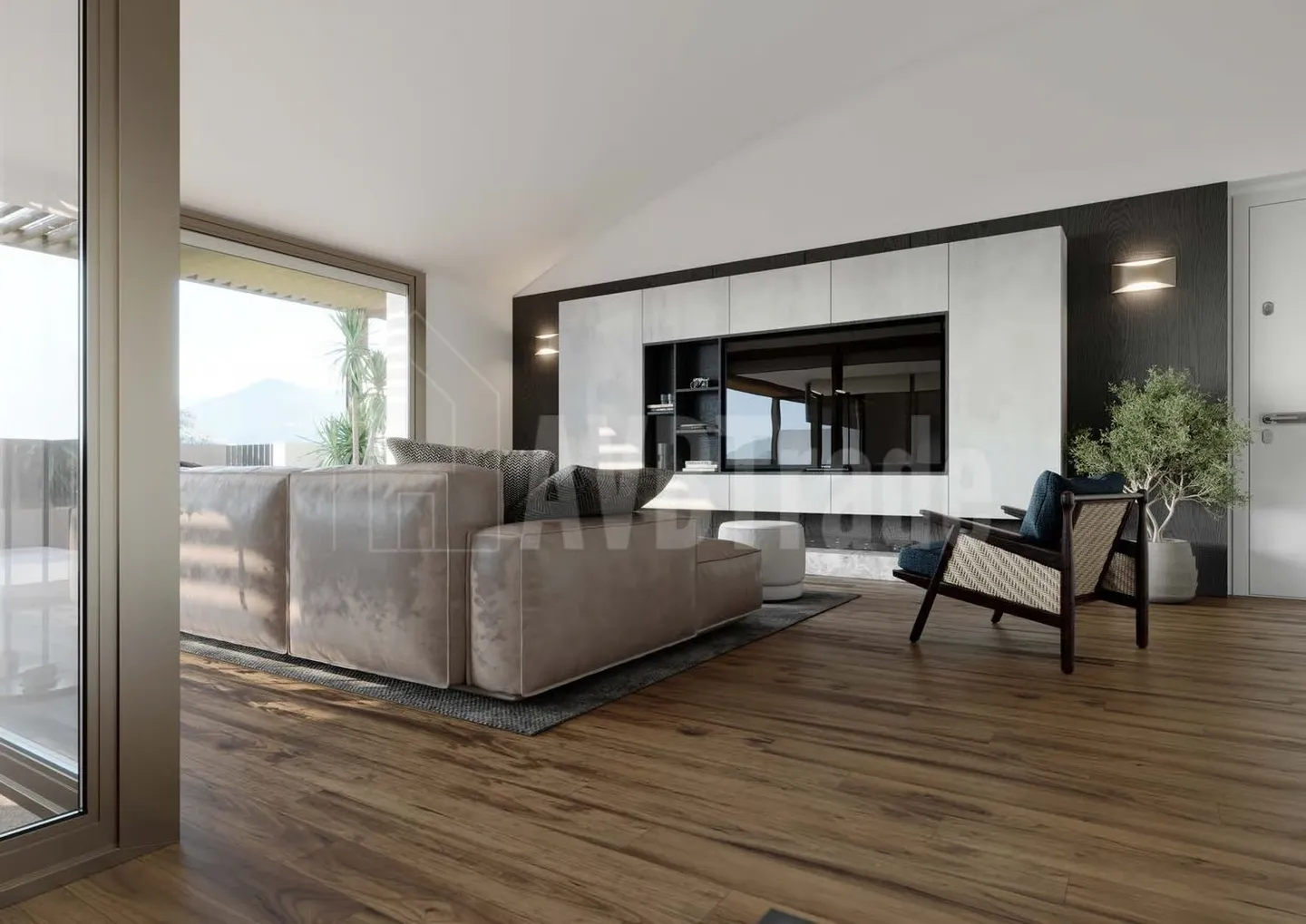 Residence in the Park, Penthouse 3.5 Rooms with Large Terrace, Biasca - Photo 3 of 8