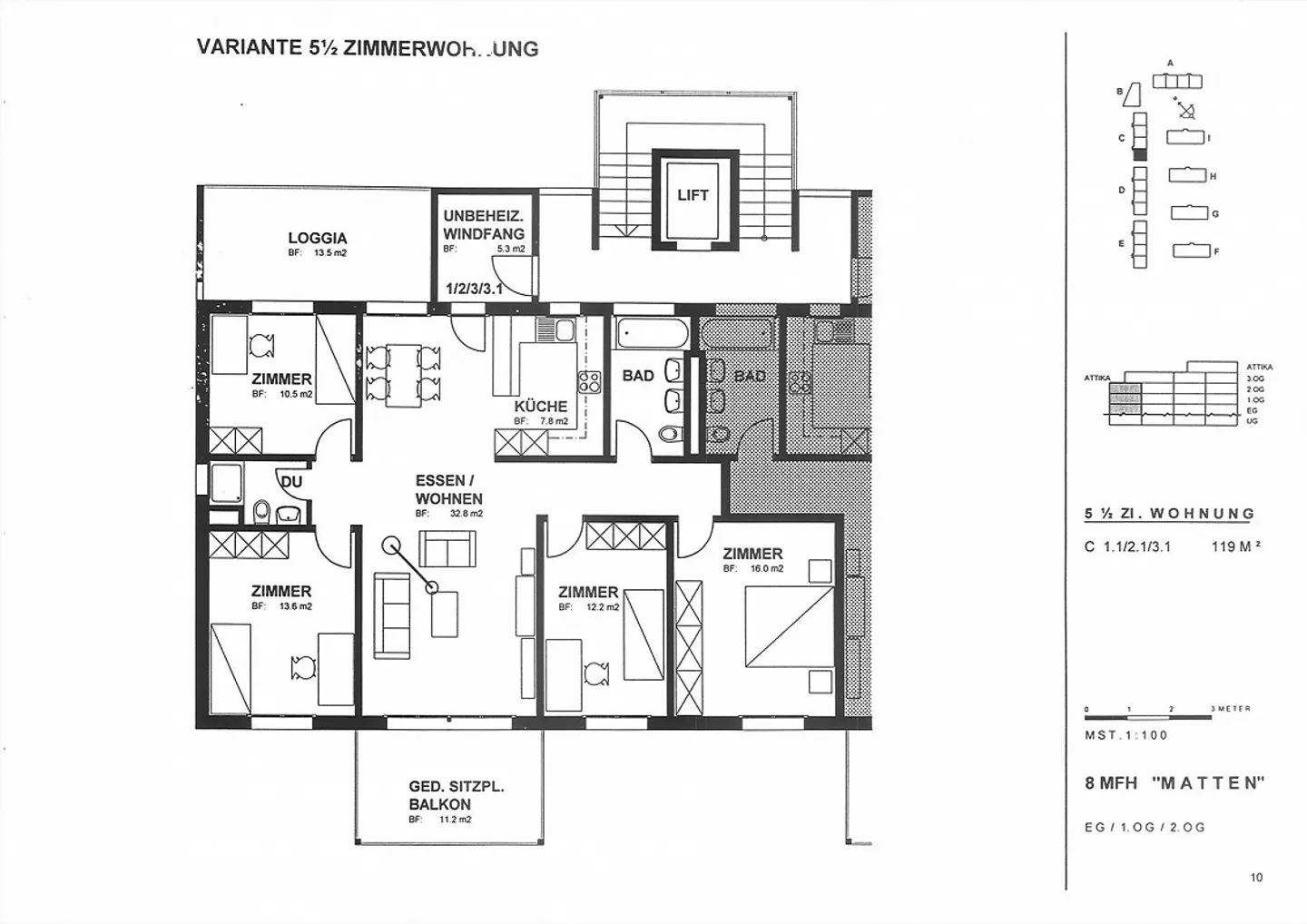 Appartement attrayant et adapté aux enfants de 5,5 pièces - Photo 8 sur 8