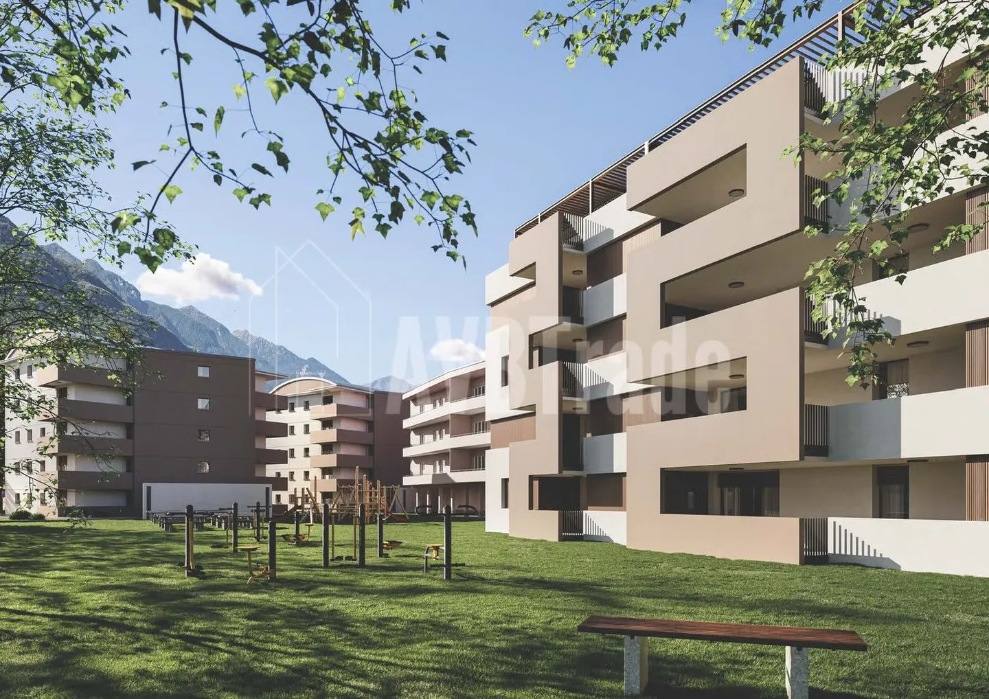 Residence in the Park, Penthouse 3.5 Rooms with Large Terrace, Biasca - Photo 6 of 8