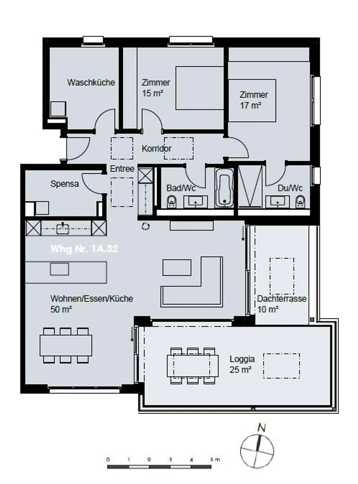3 1/2- ATTIKA ZWEITWOHNUNG ABELIA, NEUBAU, NR. 1A.32 - Foto 10 von 10