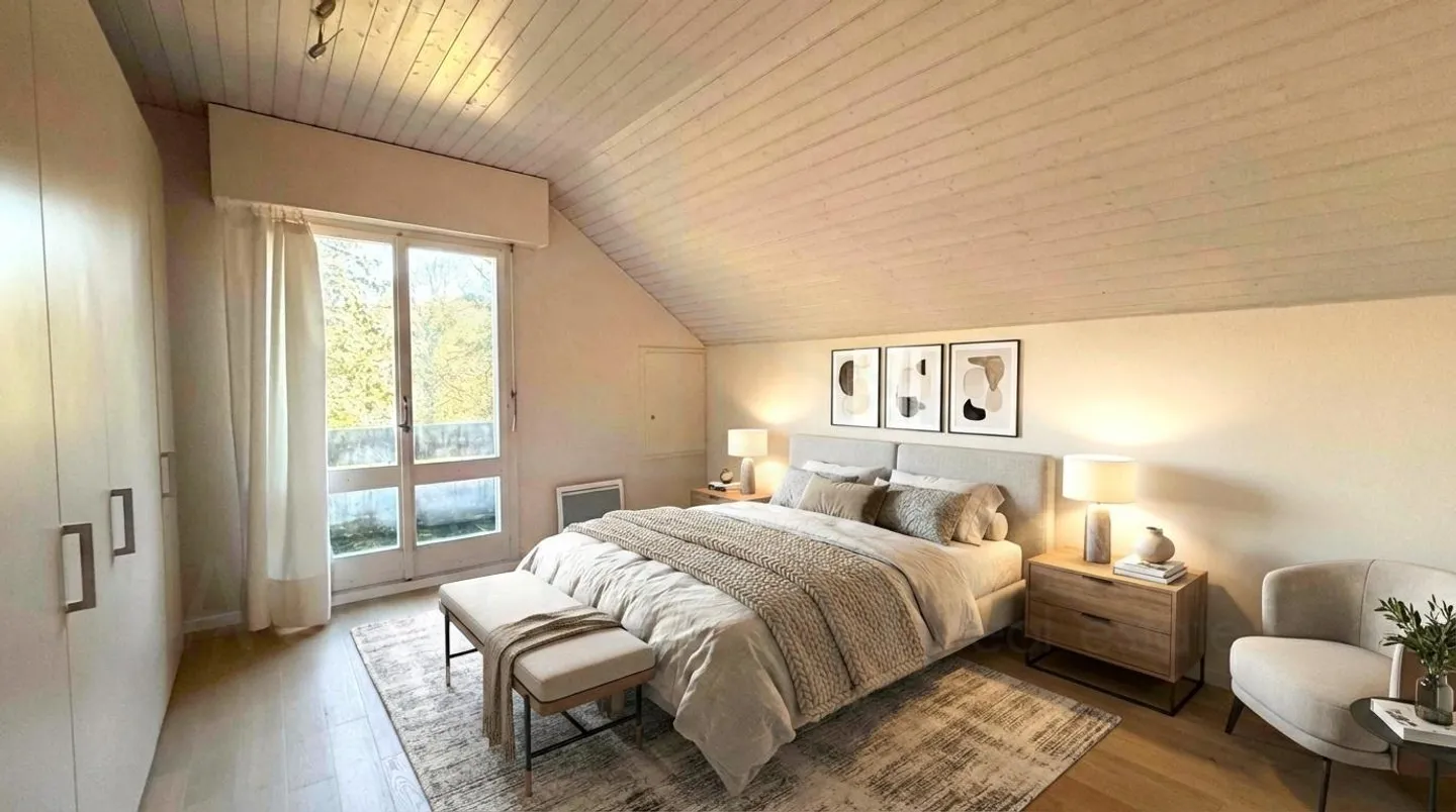 Maison de rêve à Genolier avec vue majestueuse sur le Mont Blanc - Photo 8 sur 13