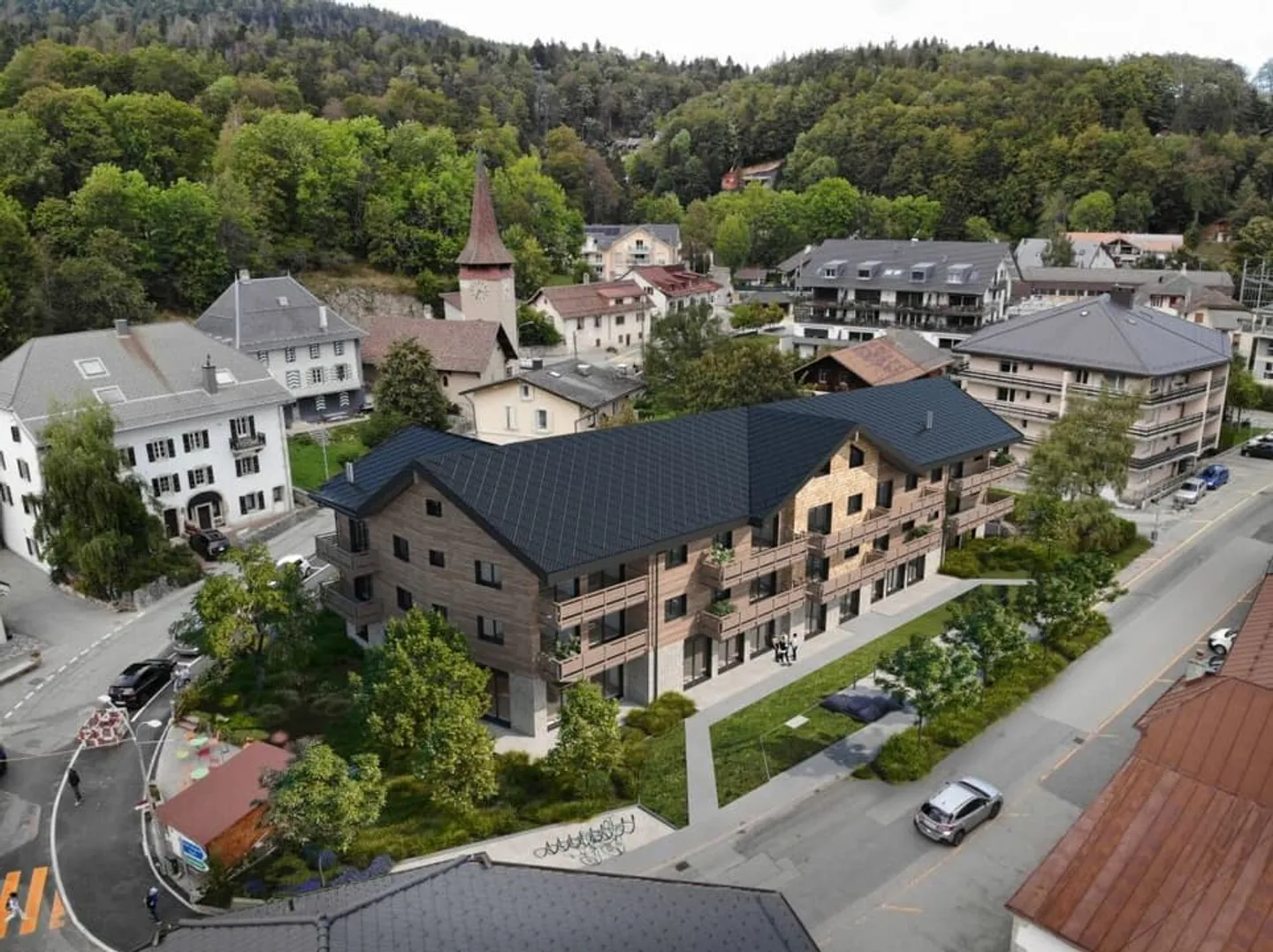 Bau eines großen 5,5-Zimmer-Apartments - Foto 2 von 6