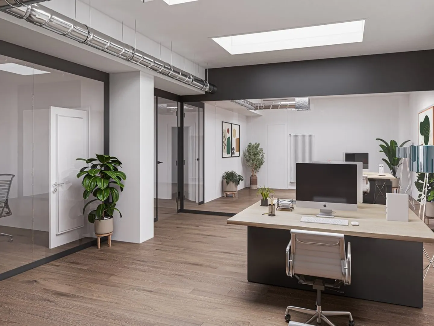 Moderne Open-Space-Bürofläche im Stadtzentrum - Foto 1 von 9
