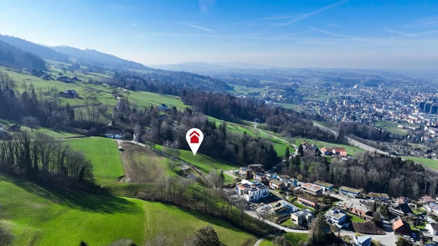 Baugrundstück mit Panoramasicht - Foto 1 von 4
