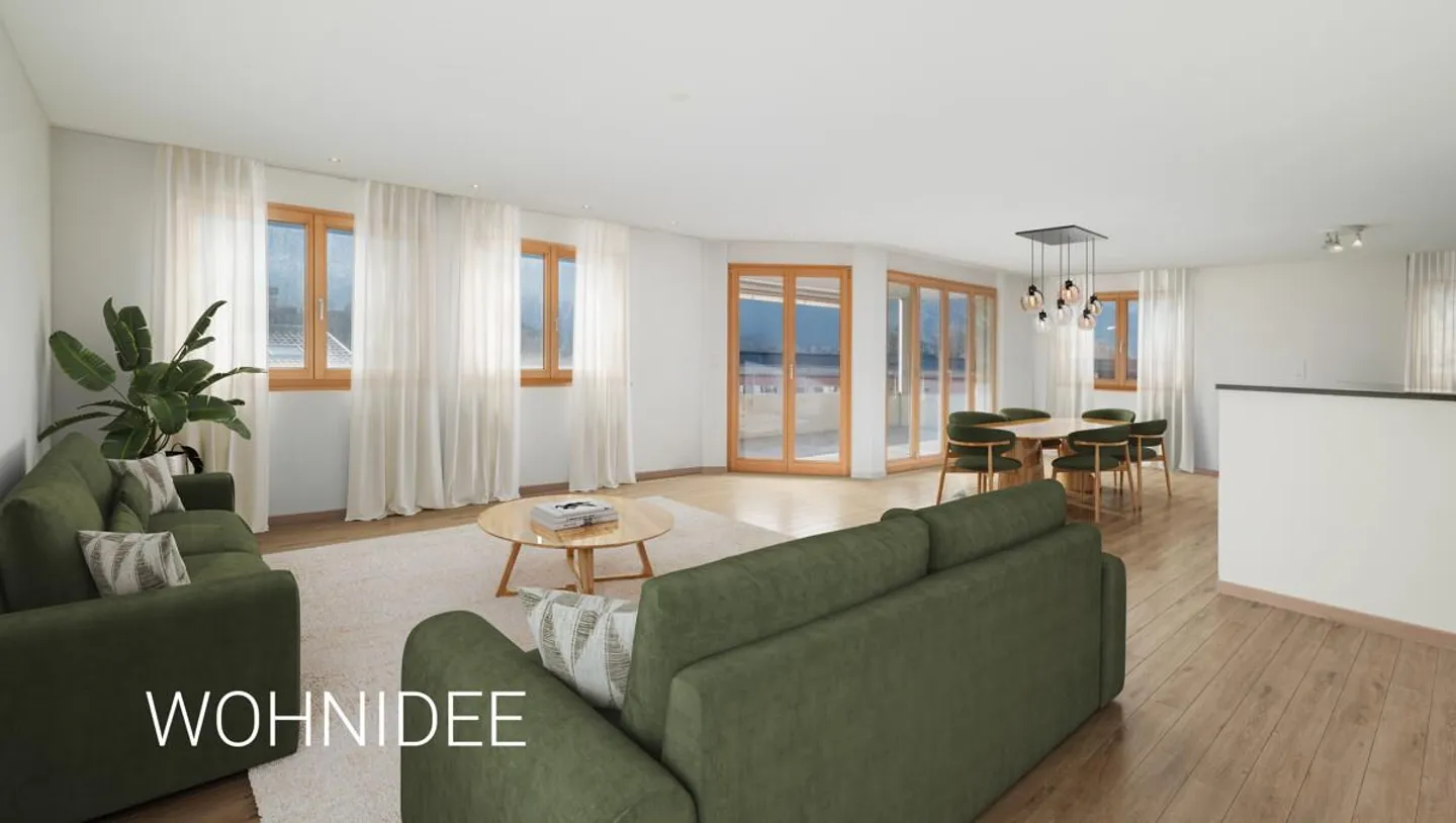 Quiet condominium in Maienfeld with balcony and panoramic view - Photo 2 of 6