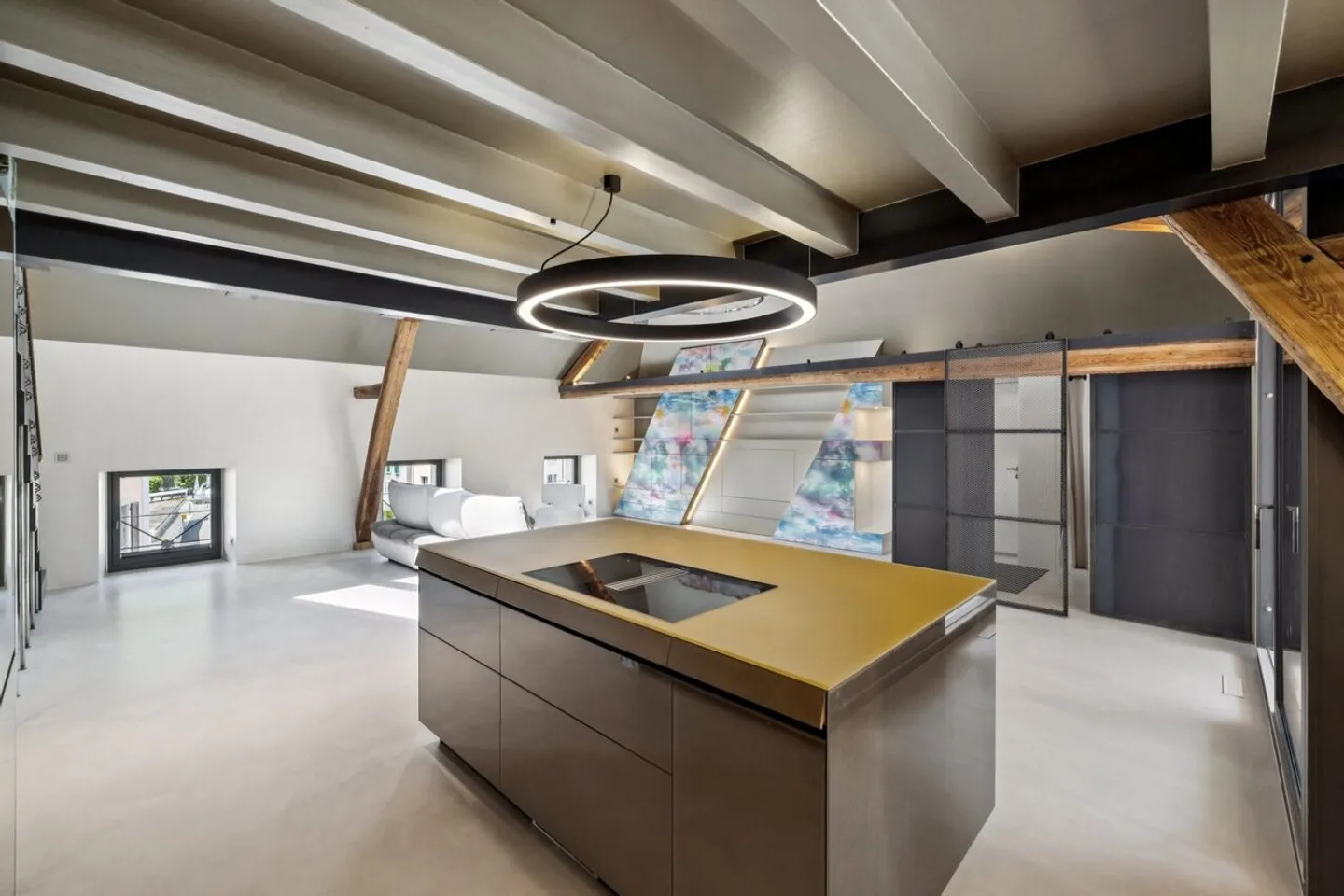 Fascino e modernità in mansarda nel cuore di Martigny - Foto 3 di 18