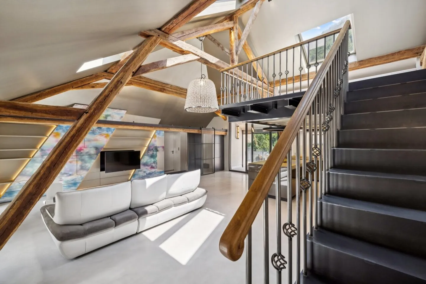 Fascino e modernità in mansarda nel cuore di Martigny - Foto 7 di 18