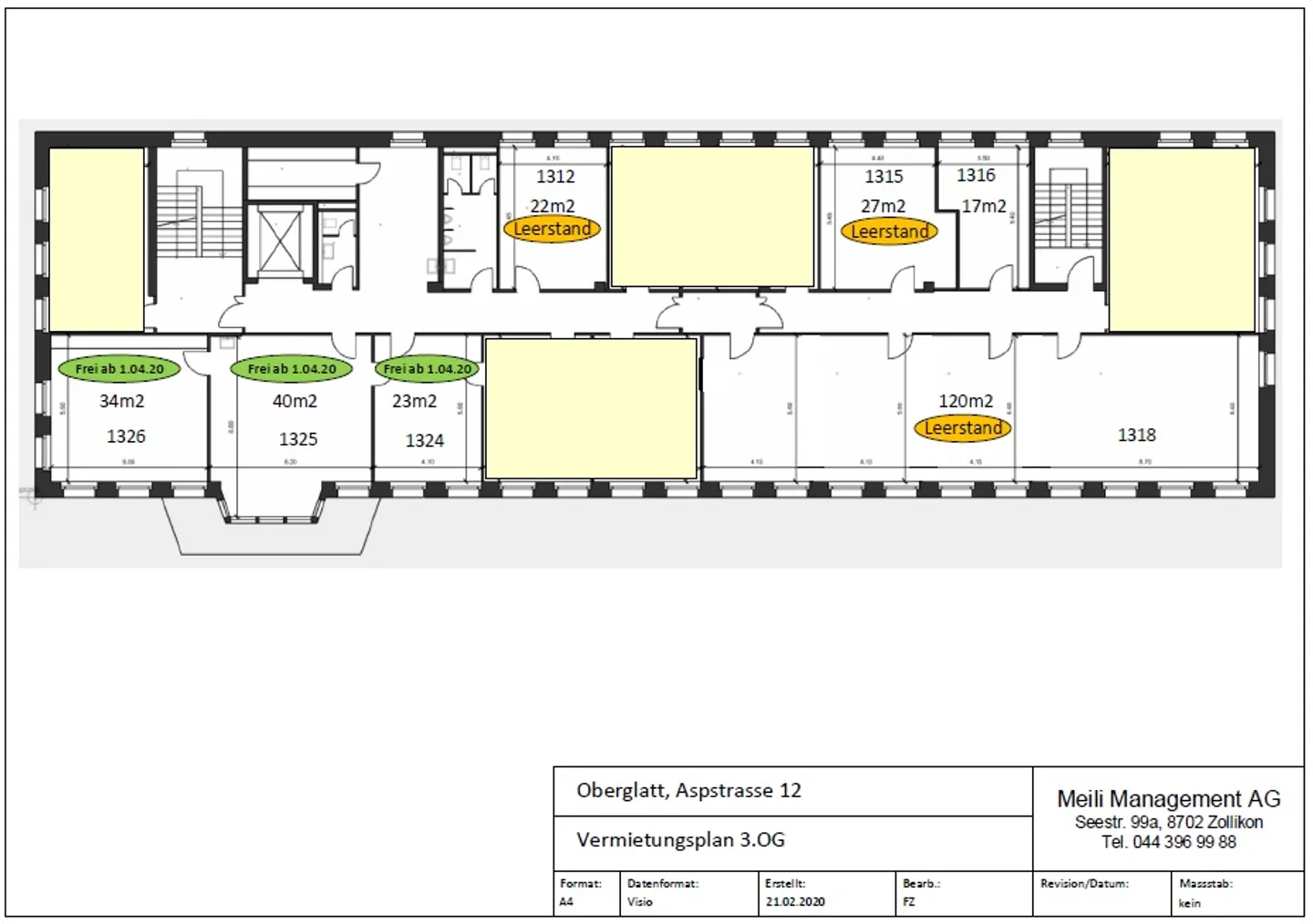 Rental of office spaces between 24 m2 and 122 m2 - Photo 4 of 4