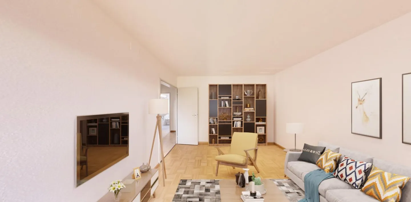 Charmante Dachwohnung in Riehen - Foto 3 von 7