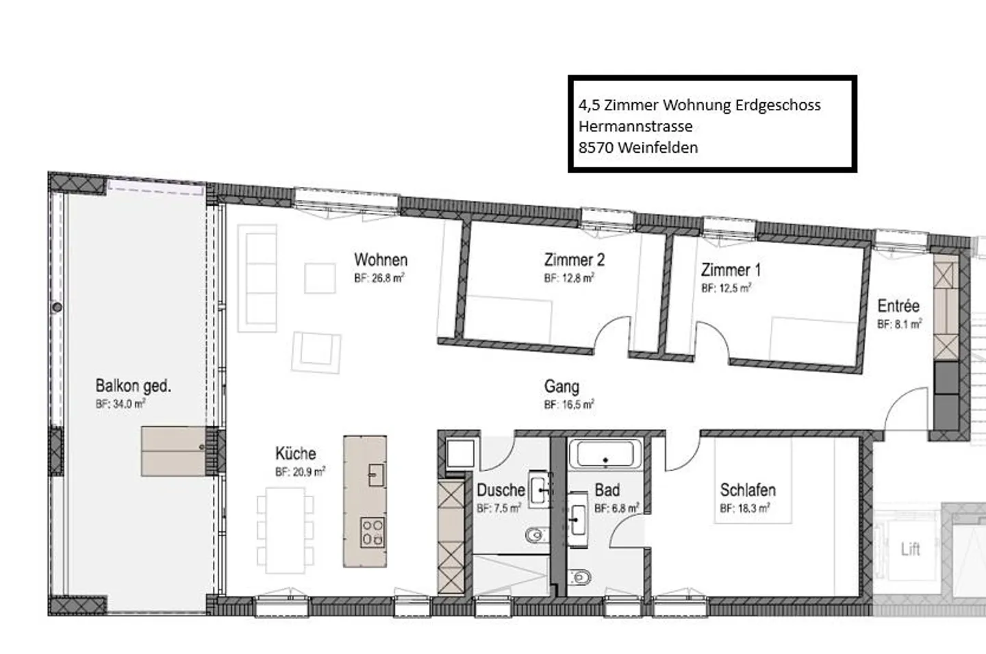 Elegant and spacious new apartment - Photo 8 of 8