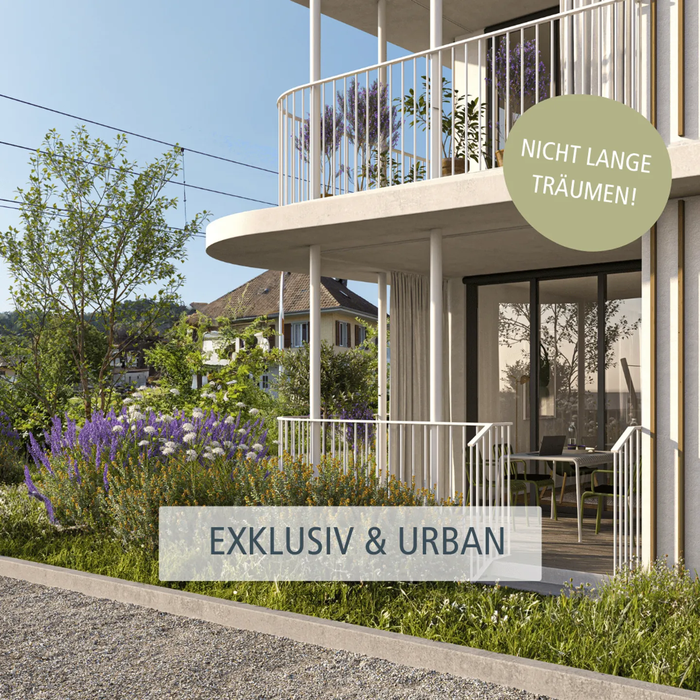 Appartement de 3,5 pièces W8 avec 83m2 de surface habitable dans un nouveau bâtiment moderne à Oberwil - Photo 3 sur 4