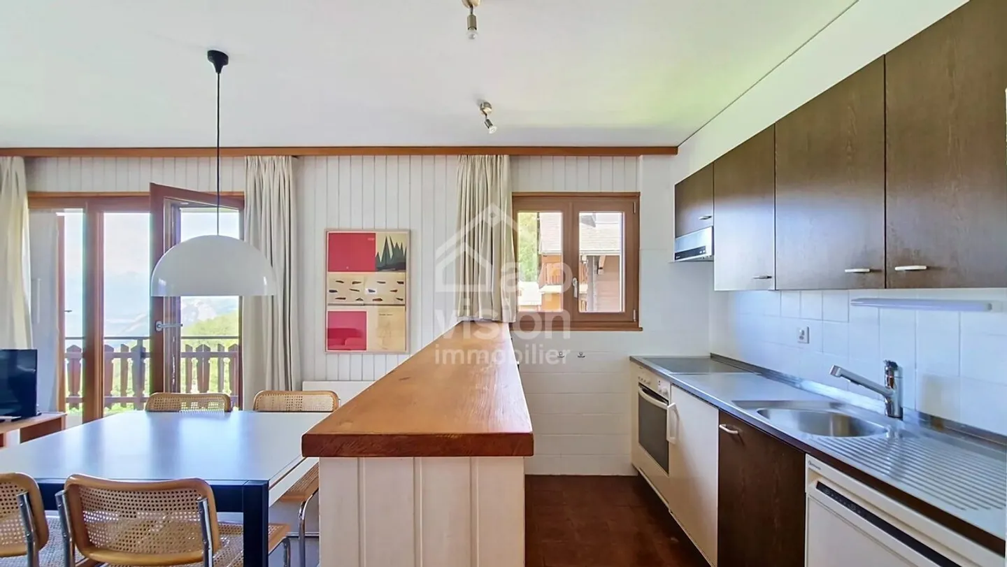3,5 ZIMMER HELLER ECKWOHNUNG & NAHE DEN PISTEN DER 4 VALLEEN - EXKLUSIVITÄT - Foto 5 von 13