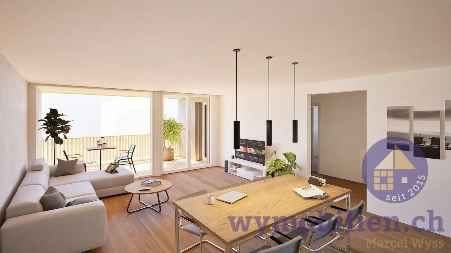 3.5 Rooms, Elevator, Parking Garage - Only 3 Apartments Left! - Photo 6 of 9