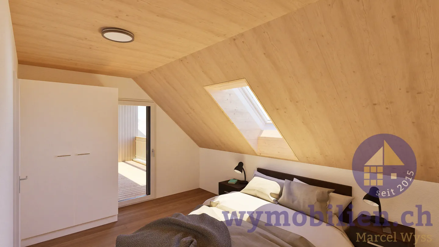 3,5 stanze + galleria - Sogno abitativo sopra i tetti! - Foto 7 di 9