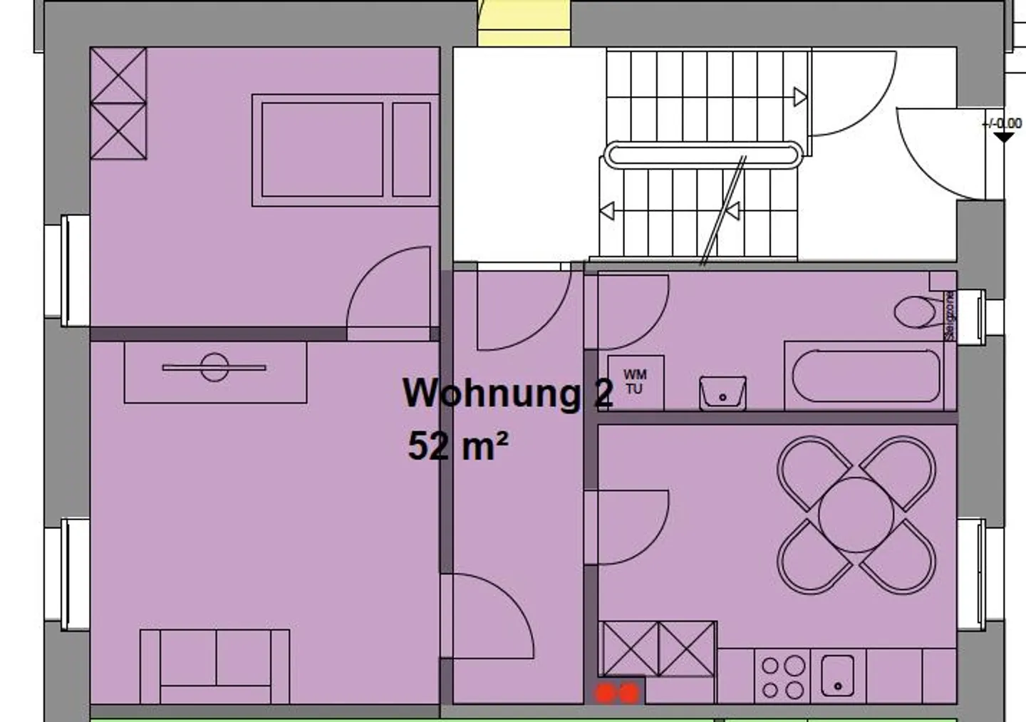 Erstvermietung nach Kernsanierung 2.5 Zimmer Wohnung an zentraler Lage - Foto 4 von 4