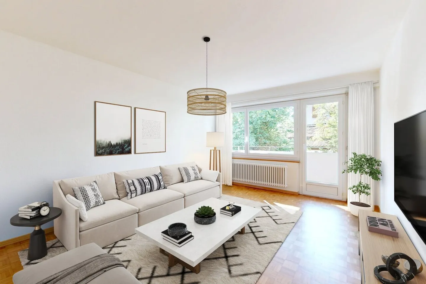 Appartement spacieux dans un quartier calme - Photo 1 sur 11